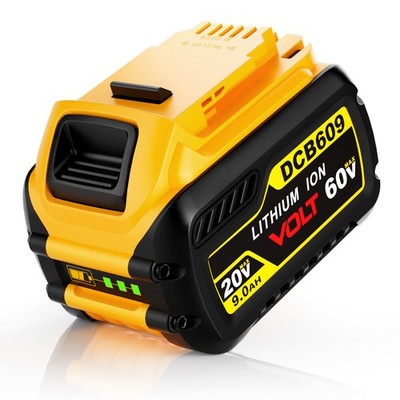 1 Pack 20V/60V Power Tool Lithium-Ion Batteries for Dewalt 9.0Ah  DCB609 DCD996