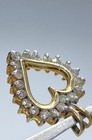 10k Yellow Gold Diamond Open Heart Pendant 1.6g — photo 3