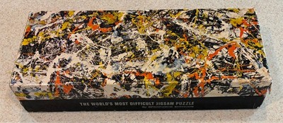 JACKSON POLLOCK (Vintage Springbok) -- Jigsaw Puzzle -- With Poster