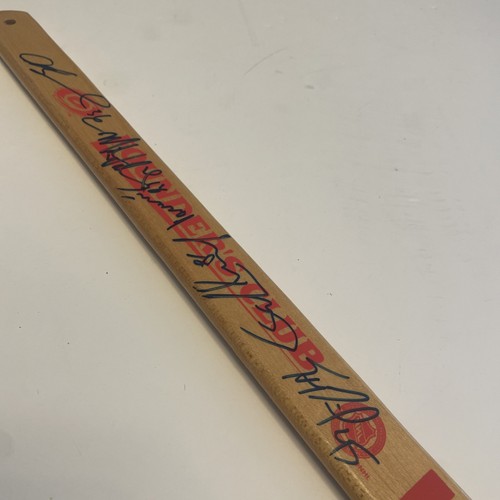 Autographed Signed 1997 Carolina Hurricanes Founder's Club Mini Hockey Stick - Picture 4 of 7