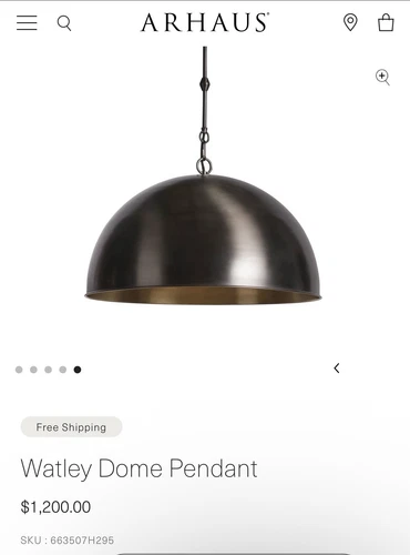 Arhaus Watley Pendant Light - Thumbnail 2