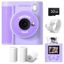   Japanese companies  Moledro Kids' Instant Digital Print Camera Purple