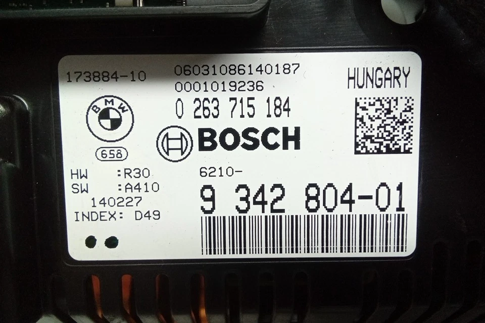 BMW X3 2014 velocímetro Speedo 90 k millas OEM Foto 4 de 4