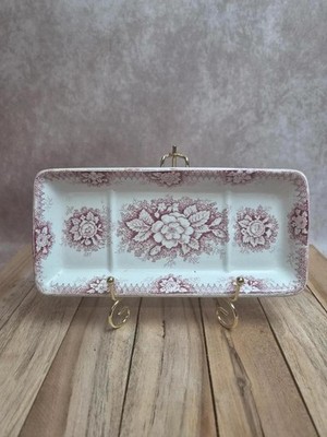 Taschenleerer / Zahnbürstenhalter St. Mandel Modell Pflanzgefäß rosa alt