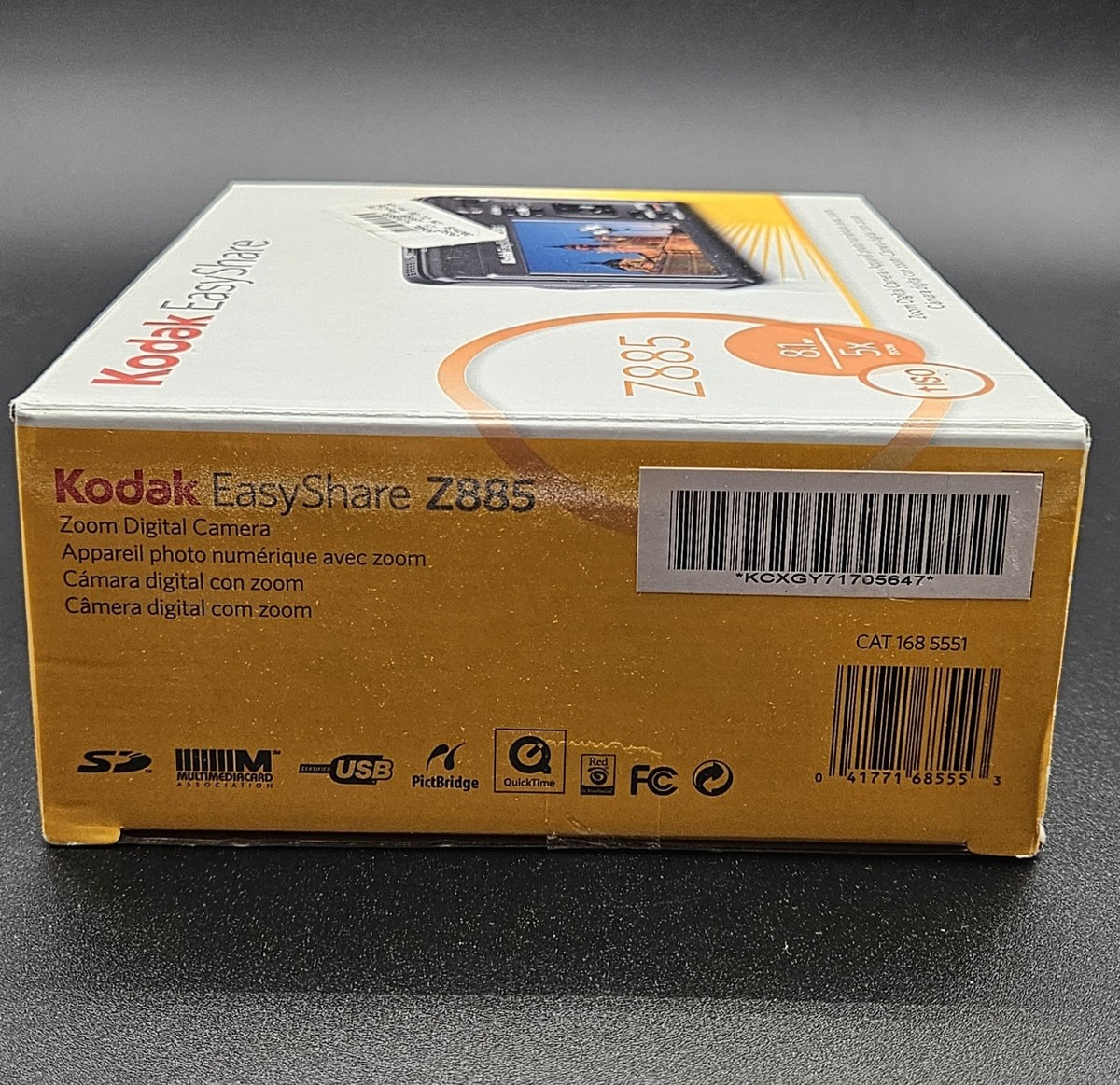 Kodak EasyShare Z885 8.1MP Digital Camera - Black for sale online