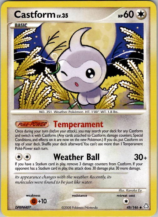 Castform Legends Awakened 48/146 Normal LP/NM