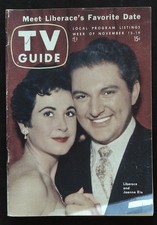 TV Guide November 13, 1954 Liberace & Joan Rio!
