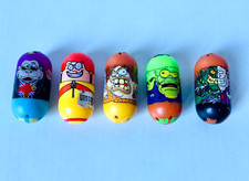 VTG Mighty Beanz Lot/5 Frankenstein Cannonball Caveman Jekyll Hyde Punk Monkey