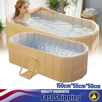 #ad #ad Portable Foldable Ice Bath Tub Portable Hot Cold Tub $79.99