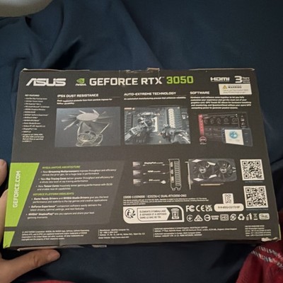 ASUS NVIDIA GeForce RTX 3050 8GB GDDR6 Graphics Card HDMI DisplayPort