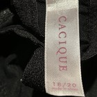 CACIQUE BLACK SHEER SEXY SIZE 18/20 BABYDOLL — photo 5