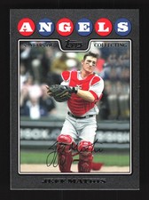 Jeff Mathis Los Angeles Angels 2008 Topps Update Black #UH8 SN /57