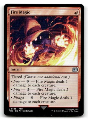 Fire Magic FINAL FANTASY 136 NM Magic