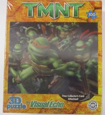 Puzzle TMNT Michelangelo 3D Visual Echo 2007 Teenage Mutant Ninja Turtles NEW