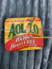 AOL Vintage Promotional Tin Version 7.0 1000 Hours Free