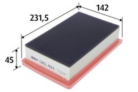 Luftfilter Valeo 585484 Filtereinsatz FüR Fiat 500L 199LYF1B LPG Multijet