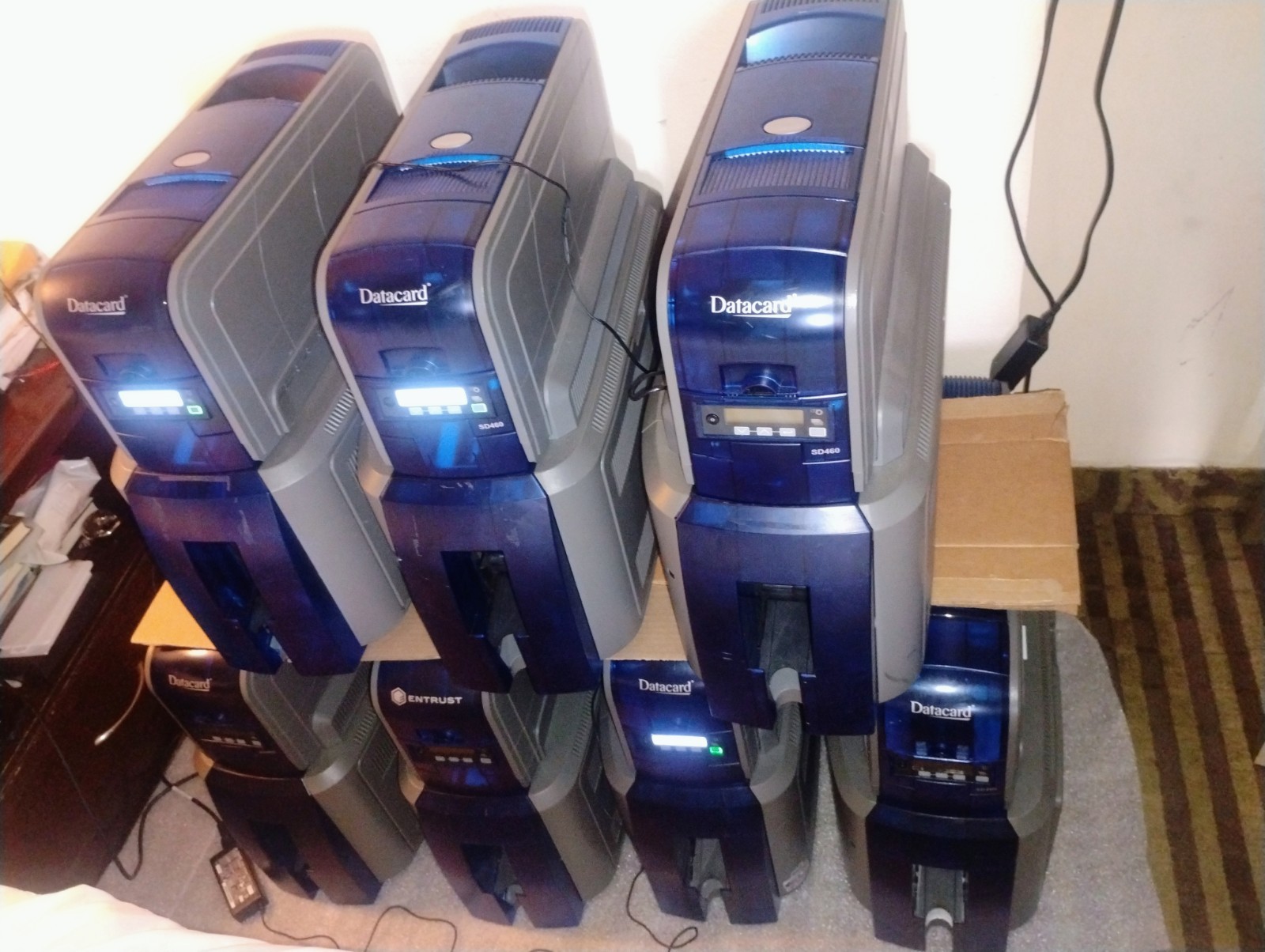 Datacard SD460 Dual ID Card Badge Printer With Laminator-image