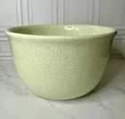 Vintage Bauer Pottery Green Speckled Mixing Bowl 8” California Art Pottery
