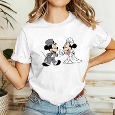 Disney Mickey Mouse And Minnie Mouse Tshirt Women Men Unisex 4
