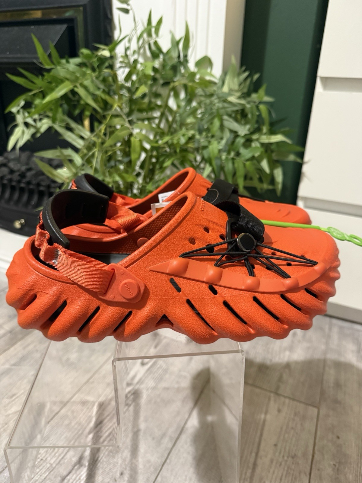Crocs Echo Lockdown Clog- Mules Orange Womans UK 7 EU 39-40 RRP£80 image 3