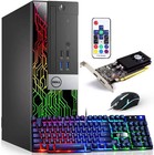 Dell RGB Gaming Desktop i5-6500 16GB RAM 512GB SSD W11 Pro RGB Keyboard &