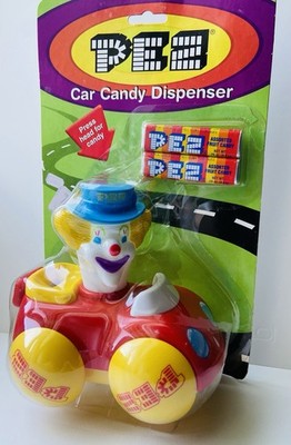 1999 Peter Pez Clown Car Candy Dispenser NEU USA Artikel in ORIGINAL Blisterpack