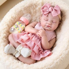 Reborn Baby Doll Girl 20 Inch Full Body Posable Realistic 3D Skin