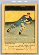 2002-03 Parkhurst #304 Teeder Kennedy Parkie Reprints Toronto Maple Leafs