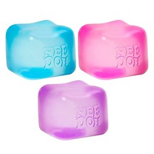 Nee Doh Custom Inspired Nice Cubes Ice Cube Toy Fidget Super Solid Squish Blue