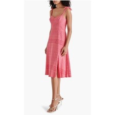 Steve Madden Carlynn Eyelet Embroidered Dress Fruit Dove 2