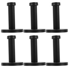 6 Pcs Stainless Steel Wall Hooks for Hanging Towels Clothes Keys Bags