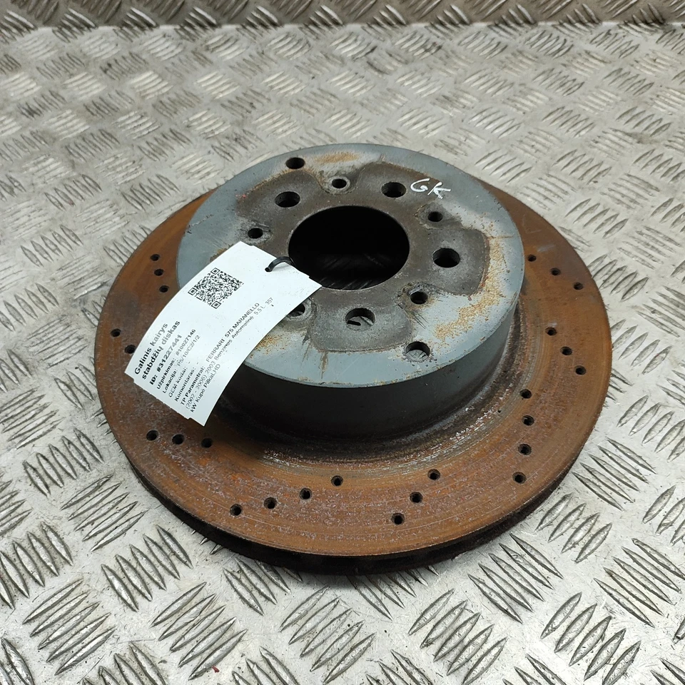 Disco de freno trasero izquierdo Ferrari 575M Maranello 211606 5,5 gasolina 357kW 2003 Foto 3 de 4