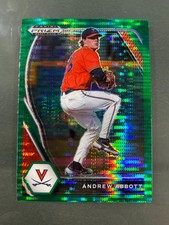 Andrew Abbott 2021 Panini Draft Picks Baseball #PDP53 Card Green Pulsar Prizm