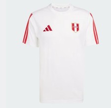 adidas Men's Soccer Peru T-Shirt DNA Seleccion de Futbol FPF 2026 XL