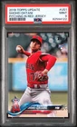SHOHEI OHTANI 2018 TOPPS UPDATE PITCHING IN RED JRSY RC #US1 PSA 9 MINT! DODGERS