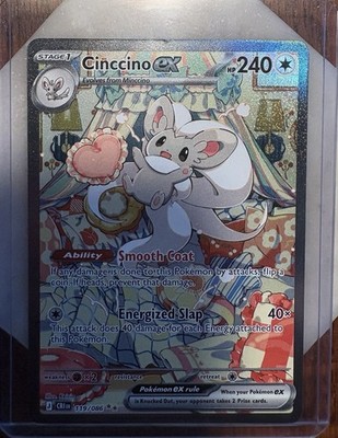 Pokemon Chaos Rising Cinccino ex Special Illustration Rare 119/086 NM Pokemon