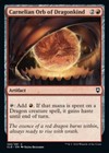 4x Carnelian Orb of Dragonkind - NM - CML Battle for Baldur's Gate