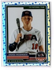 2023 Panini Prizm USA Baseball Joshua Woodworth #40 Stars National Team 
