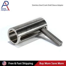 3/4" to 1" Inch w/Step Key Gas Engine Pulley Crank Shaft Sleeve Adapter Predator