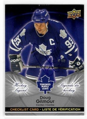 その他 Doug Gilmore Upper Deck 2009-10 autograp Doug Gilmour Signed 2009/10 Upper Deck McDonalds Card #CL6
