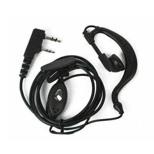 Headset Earpiece Earphone with Mic For Walkie Talkie UV-5R Radio Baofeng Z G1B9 - Photo 2/10
