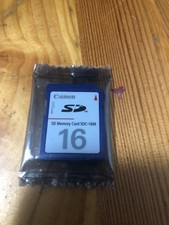 Canon SDC-16M 16 MB SD digital camera memory card - free shipping worldwide