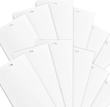 White Vertical  Blinds Slats Sliding Door Window Patio (12 Pack)