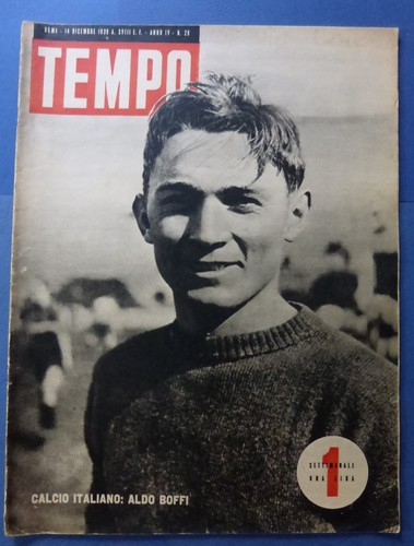 TEMPO - N. 29/1939 - CALCIO - MILAN - ALDO BOFFI