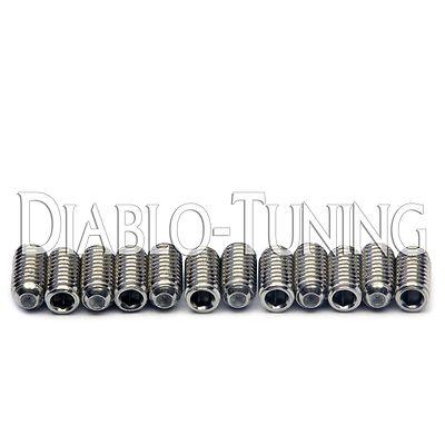 6mm Stainless Steel BASS Bridge Saddle Height Screws (12) Ibanez ATK & Standard