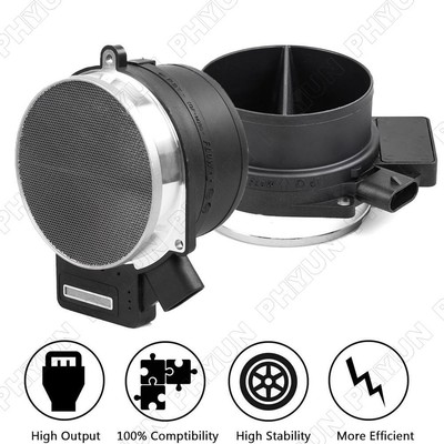 Mass Air Flow Sensor Replacement For Chevy Silverado, GMC Sierra - 5 Prong, Compatible With 25318411