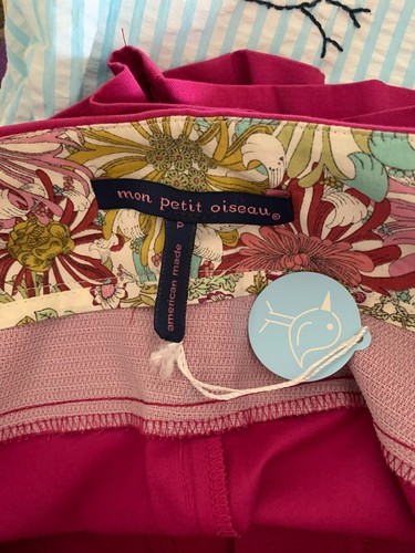 Mon Petit Oiseau Cotton Mauve Short Size P NWT - Picture 3 of 3