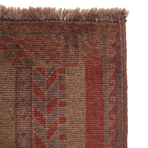 Oriental Woolen Area Antique Carpet Tribal Afghan Vintage Rug 2'8x4'3 ft, B16298 - Picture 3 of 8