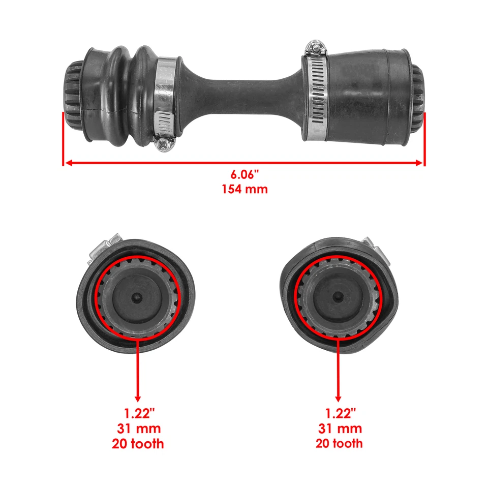 Eje de transmisión diferencial delantero para Can-Am Renegade 1000 1000R 4X4 2012 2013-2019 Foto 2 de 4