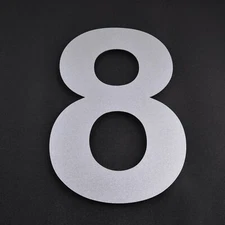 BetLight 12 Inch High House Numbers for Outside - Silver Stainless Steel Rust...